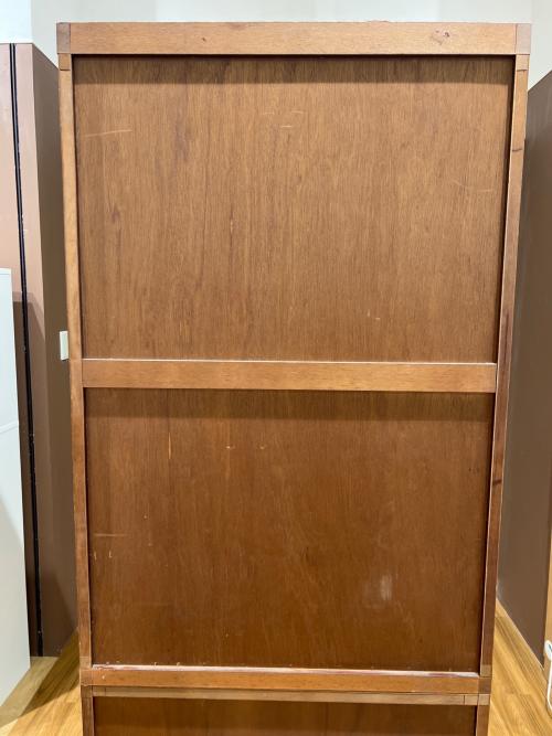 MARUNI (マルニ) 食器棚 幅78 奥45 高195（ｃｍ） ブラウン 地中海シリーズ