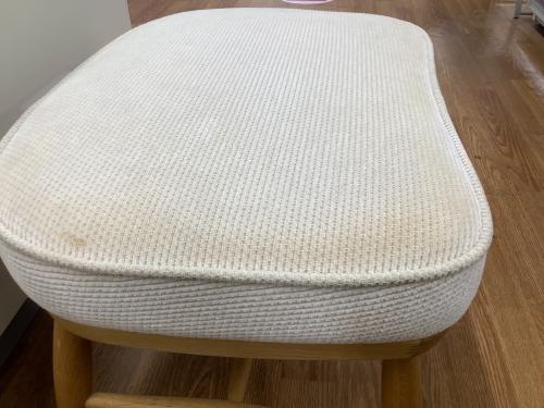 柏木工 (カシワモッコウ) オットマン アイボリー 73 OC53 シビル
