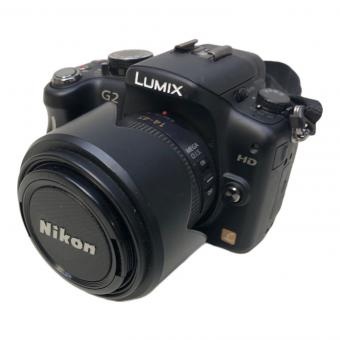 Panasonic デジタル一眼レフカメラ H-FS014045レンズ付 DMC-G2 1306万画素(総画素) フォーサーズ 4/3型 LiveMOS 専用電池 SDHCカード SDカード SDXCカード FT0EA102130