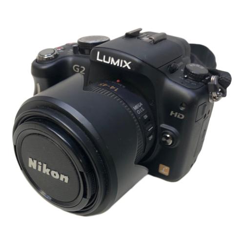Panasonic デジタル一眼レフカメラ H-FS014045レンズ付 DMC-G2 1306万画素(総画素) フォーサーズ 4/3型 LiveMOS 専用電池 SDHCカード SDカード SDXCカード FT0EA102130