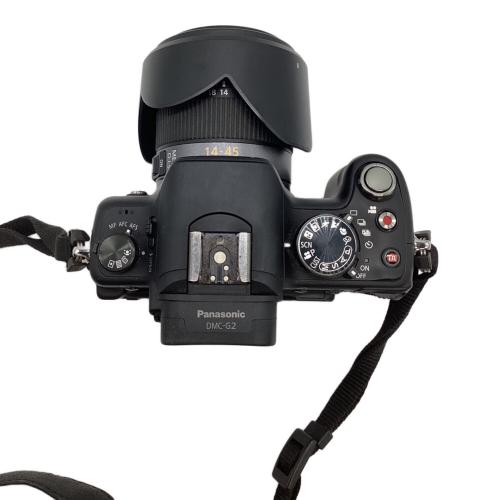 Panasonic デジタル一眼レフカメラ H-FS014045レンズ付 DMC-G2 1306万画素(総画素) フォーサーズ 4/3型 LiveMOS 専用電池 SDHCカード SDカード SDXCカード FT0EA102130