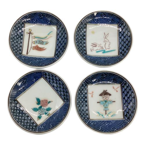 九谷焼 (クタニヤキ) 皿揃 陶賀 12Pセット