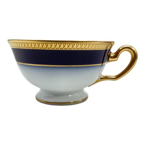 大倉陶園 (オオクラトウエン) カップ&ソーサー 瑠璃片葉金蝕