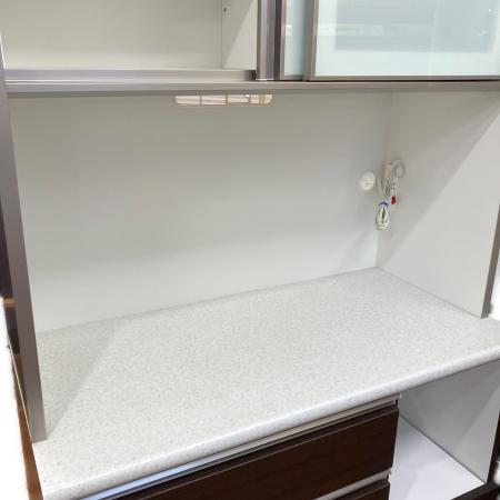 ニトリレンジボード3枚扉ダークブラウン【トレファク堺福田店】 ニトリ レンジボード ダークブラウン アルミナ100KBDBR｜トレファクONLINE