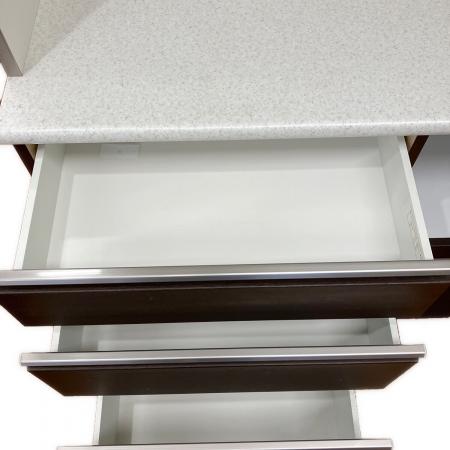 ニトリレンジボード3枚扉ダークブラウン【トレファク堺福田店】 ニトリ レンジボード ダークブラウン アルミナ100KBDBR｜トレファクONLINE