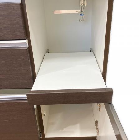 ニトリレンジボード3枚扉ダークブラウン【トレファク堺福田店】 ニトリ レンジボード ダークブラウン アルミナ100KBDBR｜トレファクONLINE