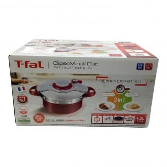 T-Fal (ティファール) クリプソ ミニット デュオ ルージュ PSCマーク(圧力鍋)有