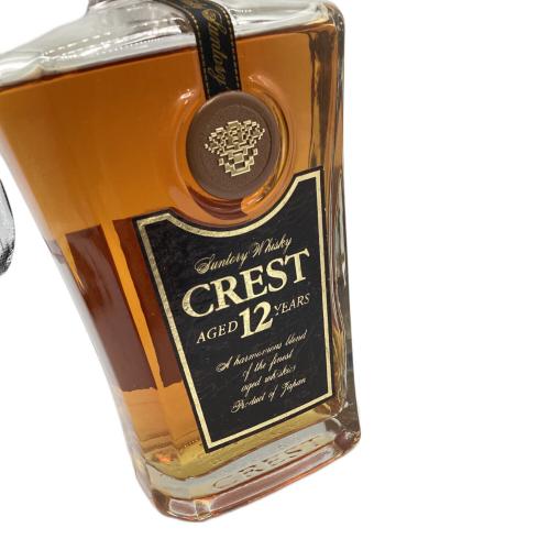 サントリー ジャパニーズウィスキー 700ml クレスト 12年 未開封