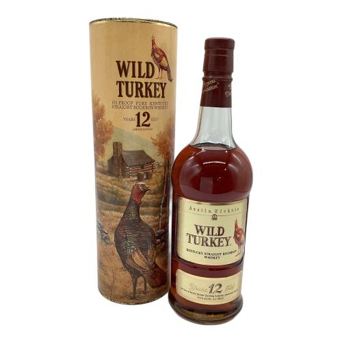 ワイルドターキー (WILD TURKEY) バーボン 旧ラベル @ 750ml 12年 未開封