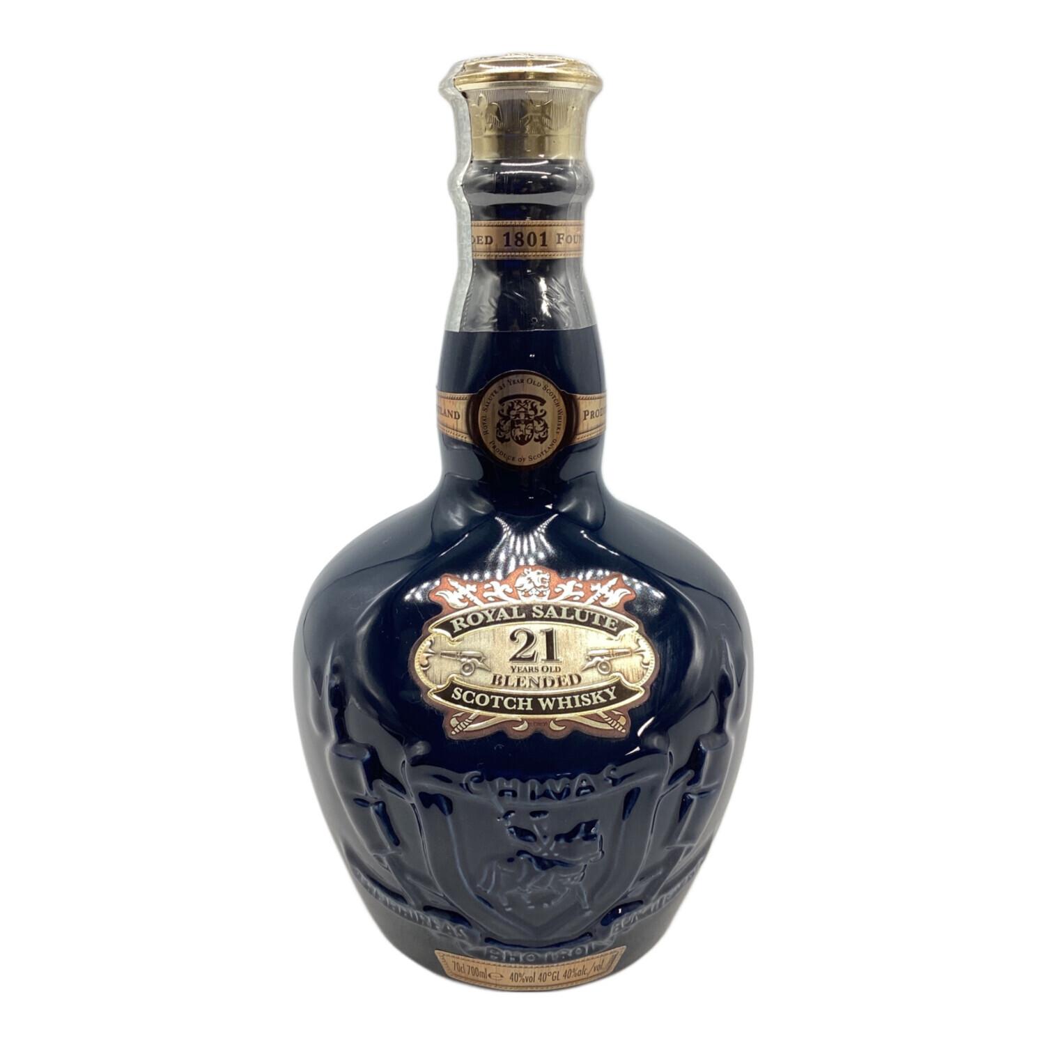未開封品  SALUTE 21年 スコッチ ウイスキー　700ml ROYAL SALUTE (ロイヤルサルート) スコッチウィスキー 700ml 21年 未