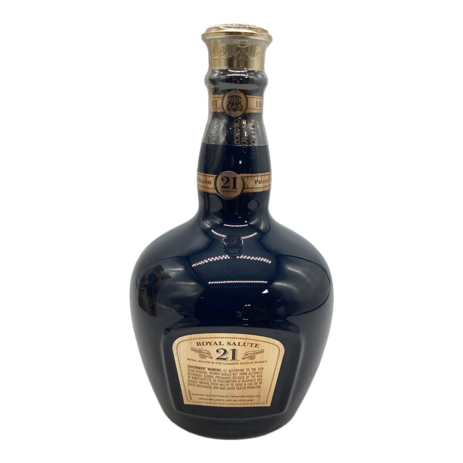＜ Salute 21＞スコッチウイスキー 未開封品 ROYAL SALUTE (ロイヤルサルート) スコッチウィスキー 700ml 21年 未