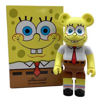 BEAR BRICK (ベアブリック) スポンジボブ 400% 箱付 100%フィギュア欠品 キズ有