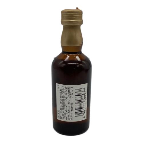 サントリー ジャパニーズウィスキー 50ml 山崎 12年 ミニチュアボトル　未開封