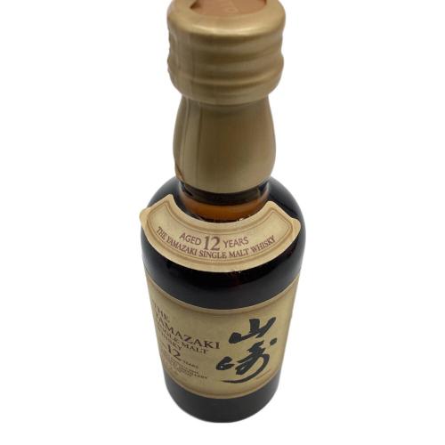 サントリー ジャパニーズウィスキー 50ml 山崎 12年 ミニチュアボトル　未開封