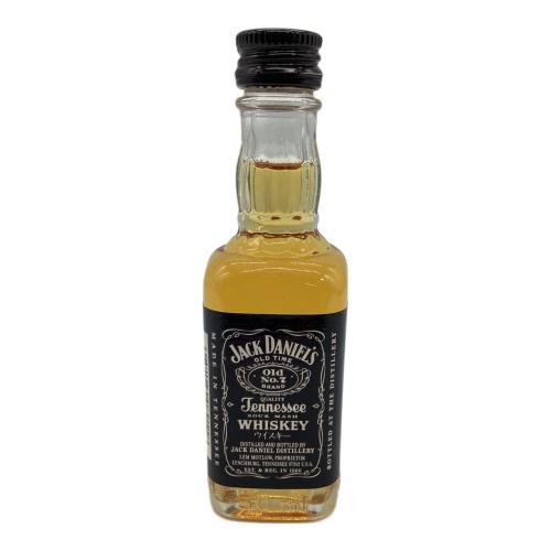 ジャックダニエル テネシーウィスキー 50ml ミニチュア瓶　グラス付 未開封 アメリカ産