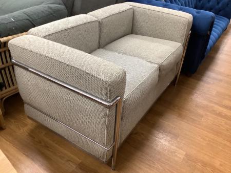 2人掛けソファー　CASSINA 軽度の使用感・色ヤケ有り　ファブリック　LC2【取りに来れる方限定】 CASSINA (カッシーナ) 2人掛けソファー ベージュ 232 ファブリック LC2