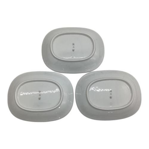 深川製磁 (フカガワセイジ) 銘々皿 ブルーフラワー 4Pセット