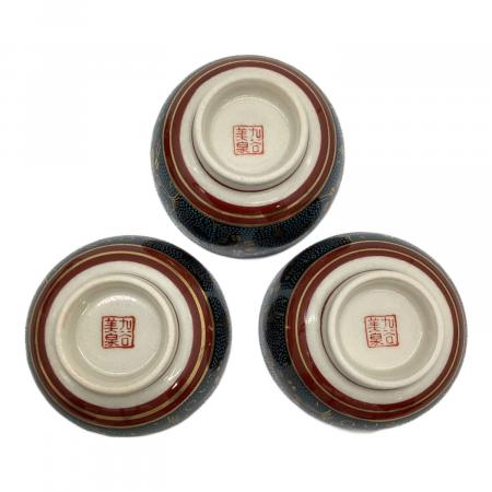 九谷焼 (クタニヤキ) 茶器 青粒鉄仙 急須1・湯呑み5セット｜トレファク