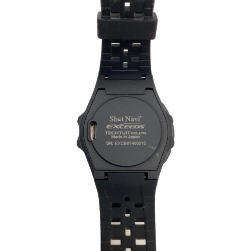 Shot Navi (ショットナビ) ゴルフ用GPSウォッチ ブラック EXCEEDS
