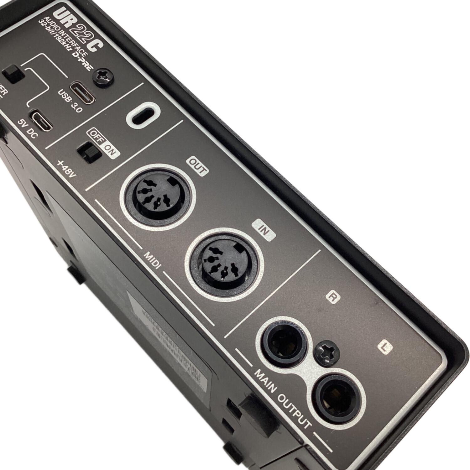 Steinberg (スタインバーグ) オーディオインターフェース UR22C 通電