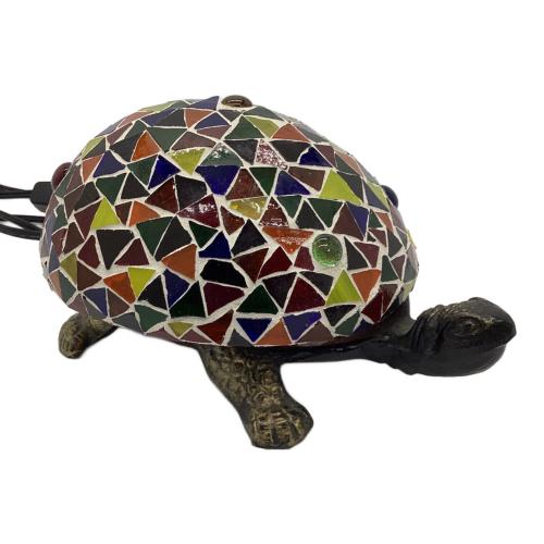 ステンドグラス カメランプ 動作確認済 ※インテリアとして 動作保証無