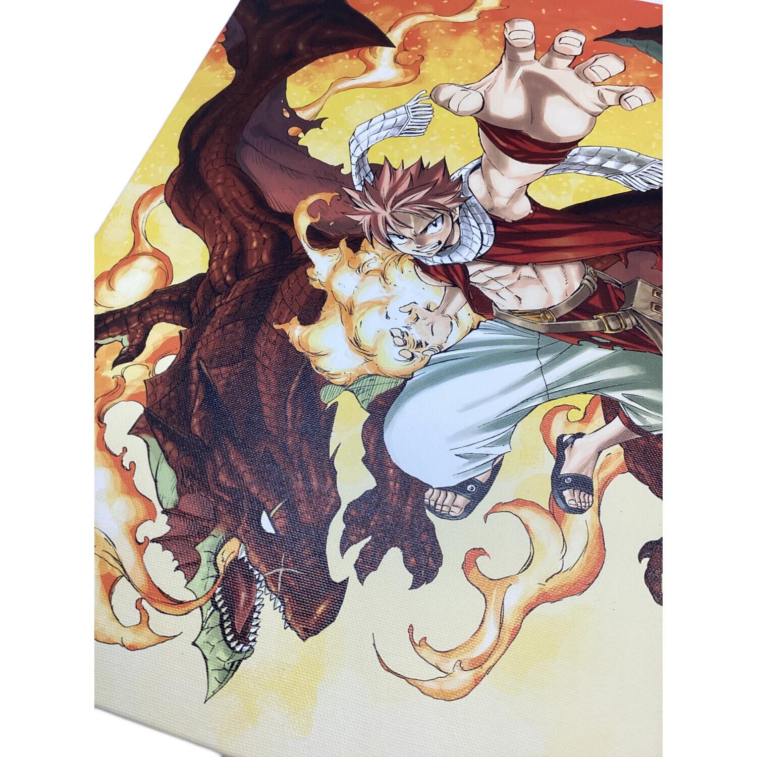 FAIRY TAIL フェアリーテイル　キャンバスアート　版画展　講談社 FAIRY TAIL（フェアリーテイル）キャンバスアート 版画展 ナツ