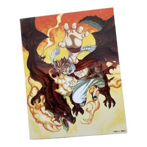 FAIRY TAIL（フェアリーテイル）キャンバスアート　版画展　ナツ・ドラグニル＆イグニール　キャラクターグッズ 連載15周年記念 美品