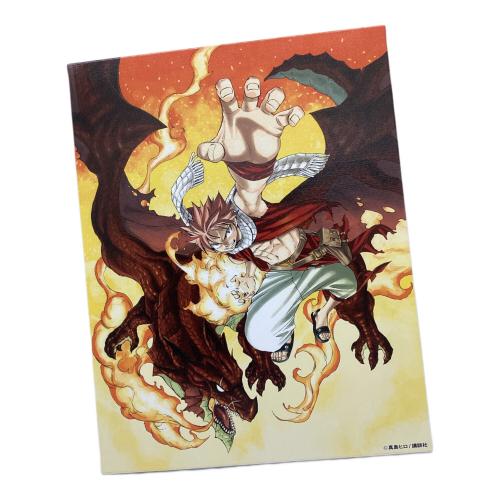 FAIRY TAIL（フェアリーテイル）キャンバスアート　版画展　ナツ・ドラグニル＆イグニール　キャラクターグッズ 連載15周年記念 美品