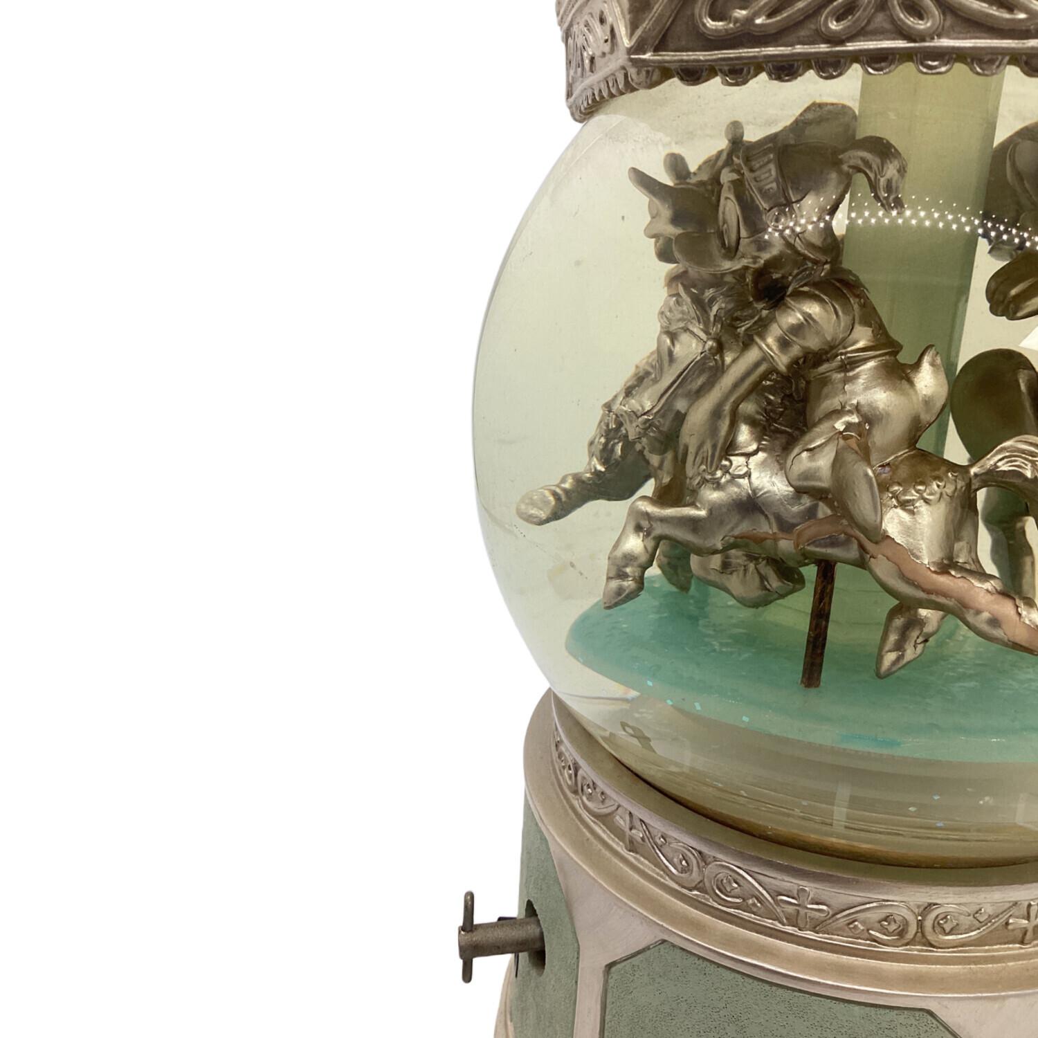 DISNEY (ディズニー) スノードーム オルゴール メリーゴーランド ※時計