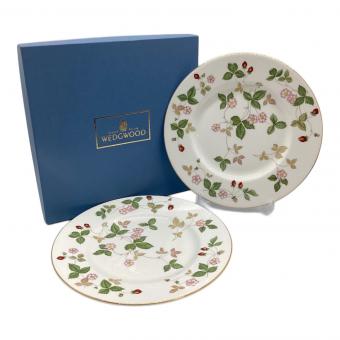 Wedgwood (ウェッジウッド) プレート 約24cm ワイルドストロベリー 2Pセット