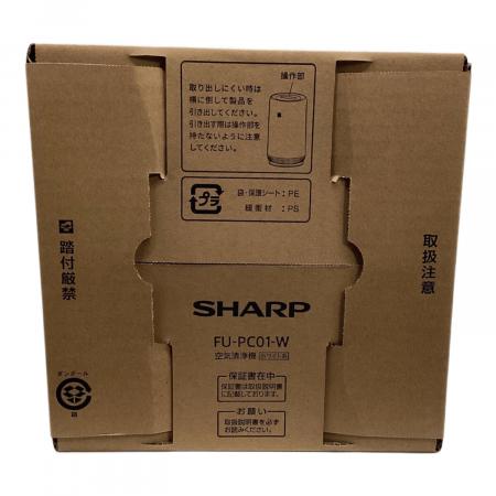 SHARP (シャープ) 空気清浄機 2021年発売モデル FU-PC01-W｜トレファク