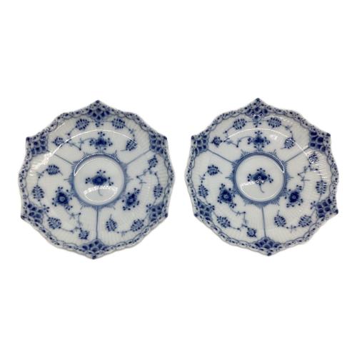 ROYAL COPENHAGEN (ロイヤル・コペンハーゲン) カップ&ソーサー ブルーフルーテッド・フルレース 2Pセット