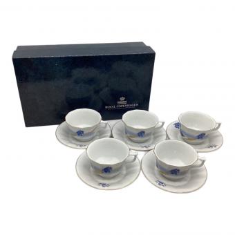 ROYAL COPENHAGEN (ロイヤル・コペンハーゲン) カップ&ソーサー 「幸」百慶富士 5Pセット