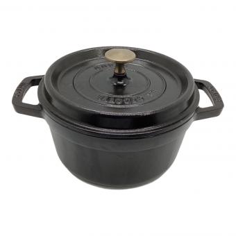 Staub (ストウブ) ピコ・ココット ラウンド ブラック 22cm