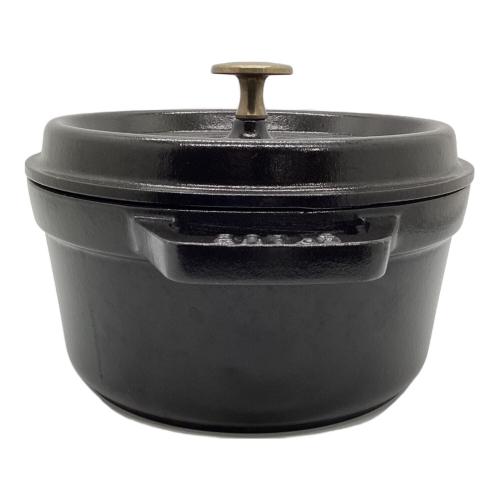 Staub (ストウブ) ピコ・ココット ラウンド ブラック 22cm
