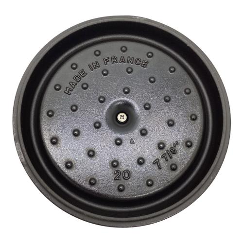 Staub (ストウブ) ピコ・ココット ラウンド ブラック 22cm