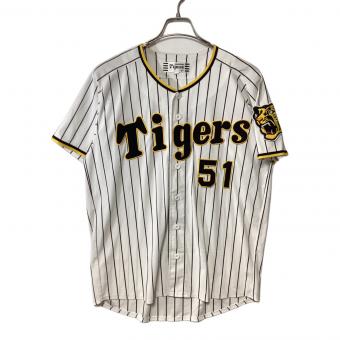 阪神タイガース (ハンシンタイガース) 応援グッズ Lサイズ ホワイト×ブラック×イエロー ユニフォーム 中野拓夢