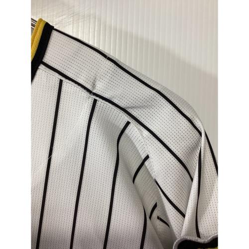 阪神タイガース (ハンシンタイガース) 応援グッズ Lサイズ ホワイト×ブラック×イエロー ユニフォーム 中野拓夢