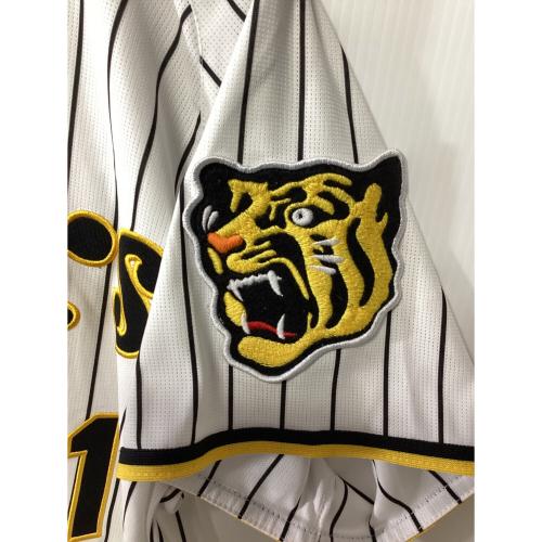 阪神タイガース (ハンシンタイガース) 応援グッズ Lサイズ ホワイト×ブラック×イエロー ユニフォーム 中野拓夢