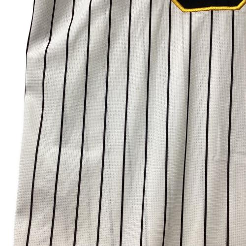 阪神タイガース (ハンシンタイガース) 応援グッズ Lサイズ ホワイト×ブラック×イエロー ユニフォーム 中野拓夢