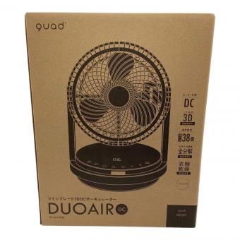 QUADS (クワッズ) サーキュレーター グレー QS506 2025年製 リモコン・取扱説明書付 程度S(未使用品) 未使用品