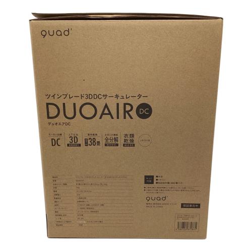 QUADS (クワッズ) サーキュレーター グレー QS506 2025年製 リモコン・取扱説明書付 程度S(未使用品) 未使用品