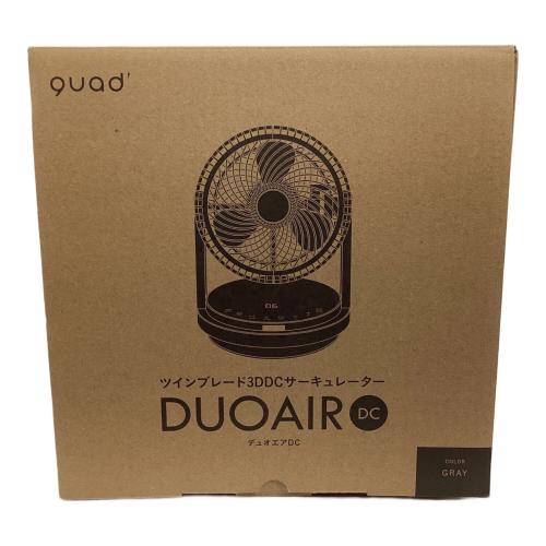 QUADS (クワッズ) サーキュレーター グレー QS506 2025年製 リモコン・取扱説明書付 程度S(未使用品) 未使用品
