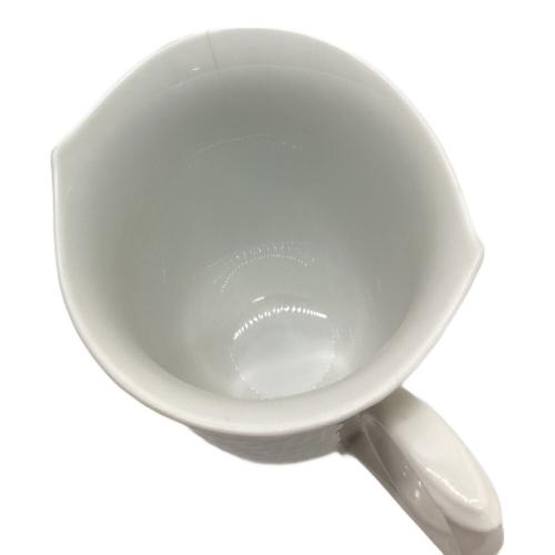 Meissen (マイセン) カップ ヒビ・着色ヨゴレ有 波の戯れホワイト 5Pセット