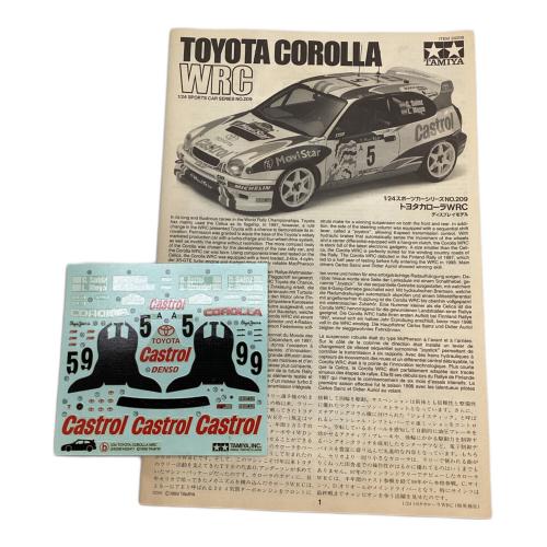 TAMIYA (タミヤ) 1/24スポーツカーシリーズNO.209トヨタカローラWRC