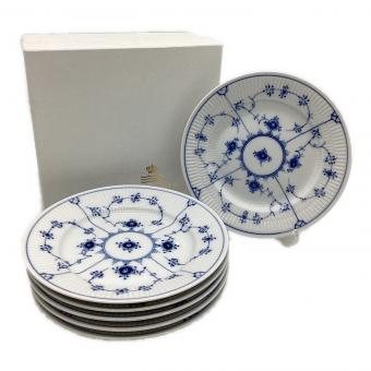 ROYAL COPENHAGEN (ロイヤル・コペンハーゲン) プレート 19cm ブルーフルーテッド・プレイン 6Pセット