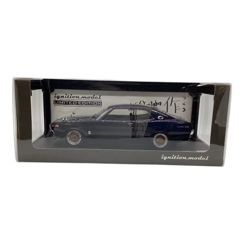 ignition model (イグニッションモデル) 模型 Nissan Laurel 2000SGX PurpleWith Mr.Sata`s Helmet