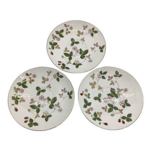Wedgwood (ウェッジウッド) プレート ワイルドストロベリー 3Pセット