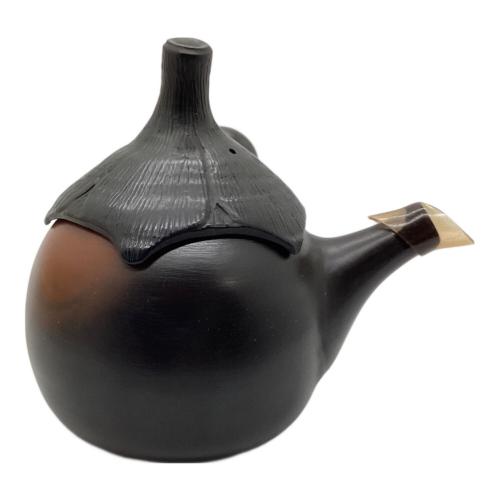 素三窯変ナス型急須