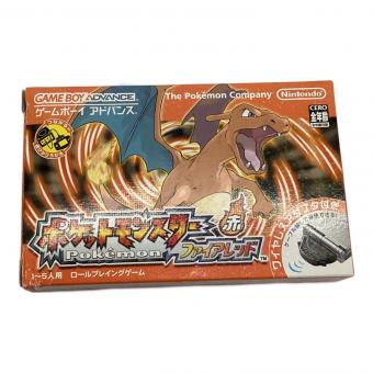 Nintendo（ニンテンドー） ゲームボーイアドバンス用ソフト 説明書一部欠品 動作未確認 ポケットモンスターファイアレッド CERO A (全年齢対象)